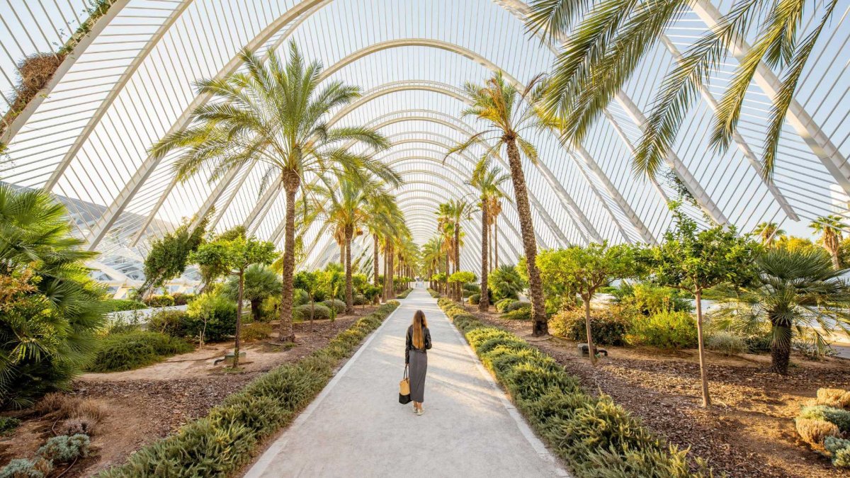 El Umbracle de la Ciudad de las Artes y las Ciencias, uno de los espacios más fotografiados.