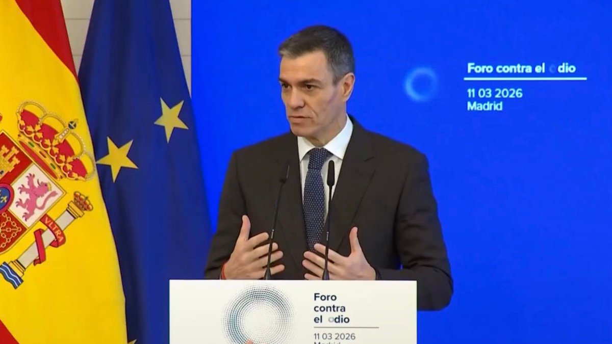 El presidente del Gobierno, Pedro Sánchez
