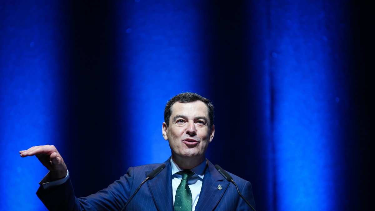 El presidente de la Junta de Andalucía, Juanma Moreno.