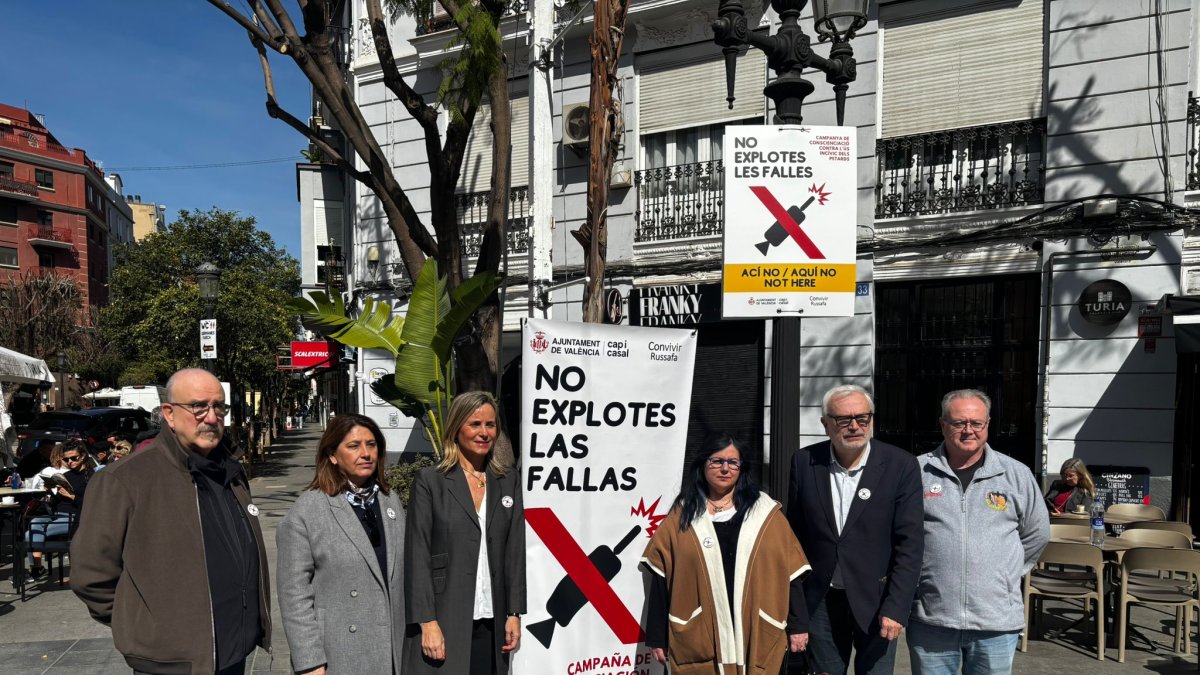 Campaña 'No explotes las Fallas' de Ruzafa