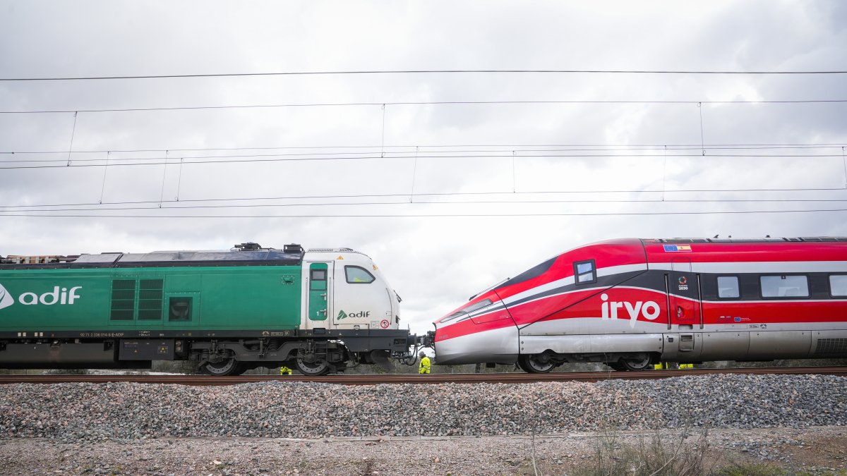 Imagen de uno de los trenes implicados en el accidente de Adamuz (Córdoba).