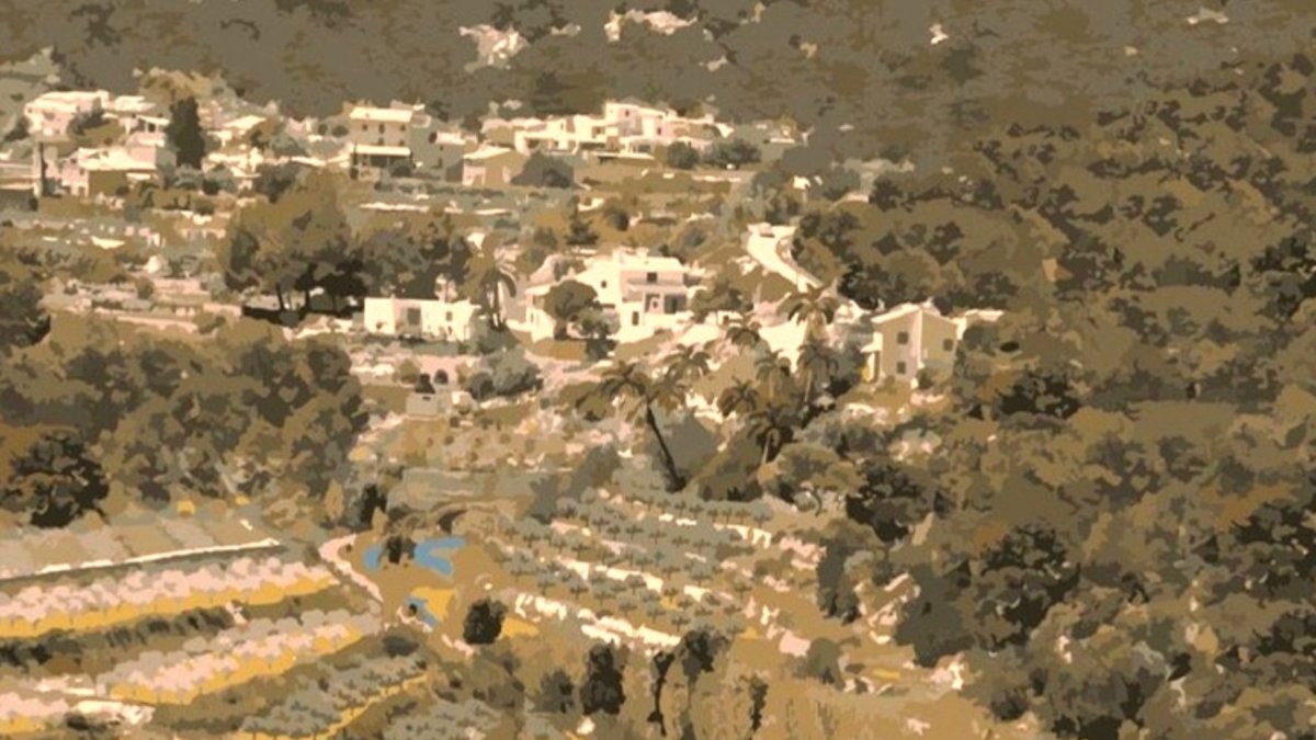 Recreación del futuro corredor verde del Montnegre.