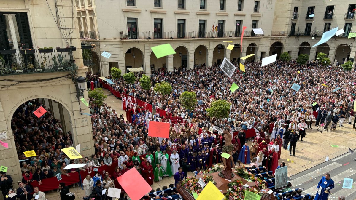 Acto de la Semana Santa en Alicante.