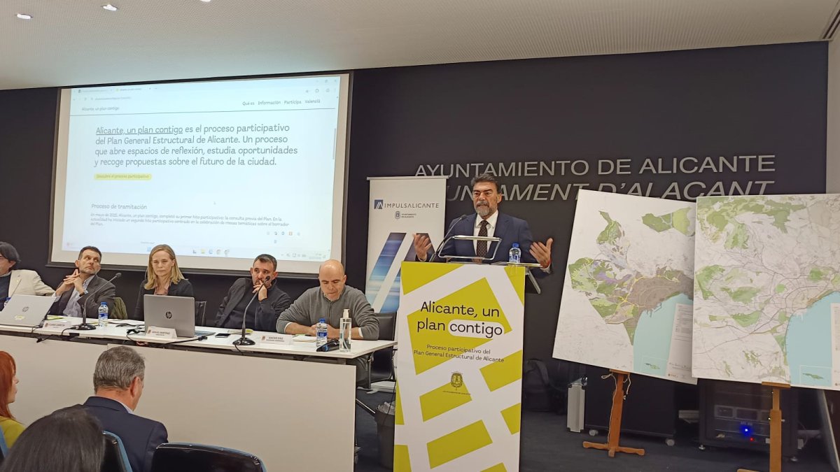 Intervención de Luis Barcala en el segundo proceso participativo sobre el Plan General Estructural (PGE)