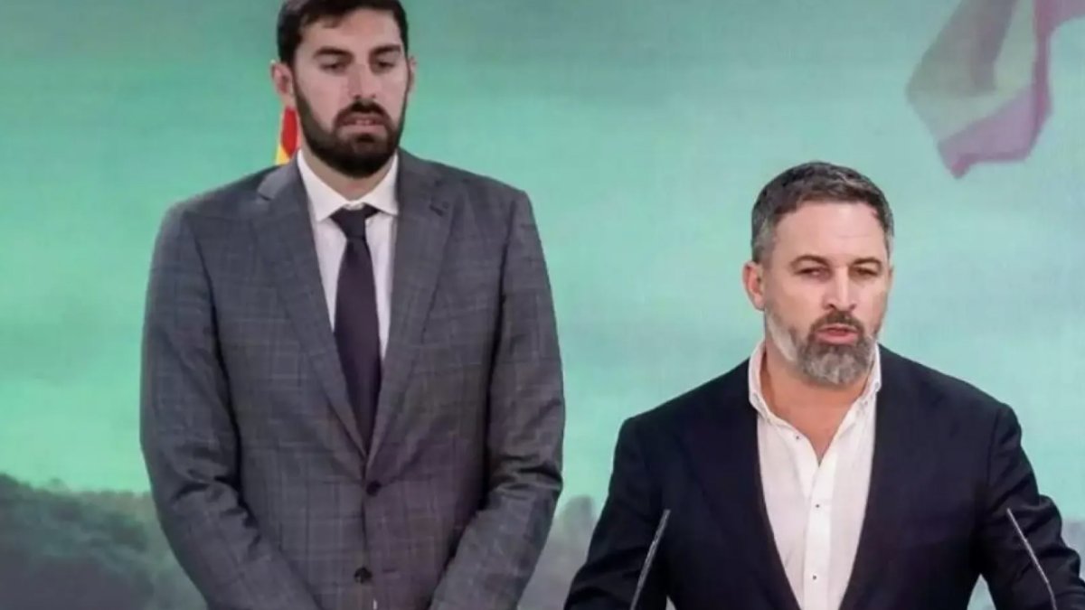 José Ángel Antelo y Santiago Abascal