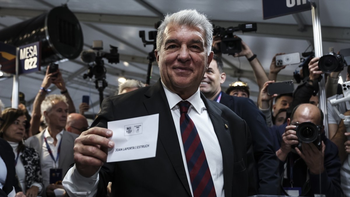 Laporta, reelecto por los socios
