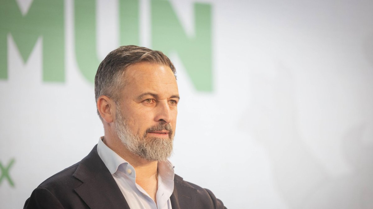 El líder de Vox, Santiago Abascal