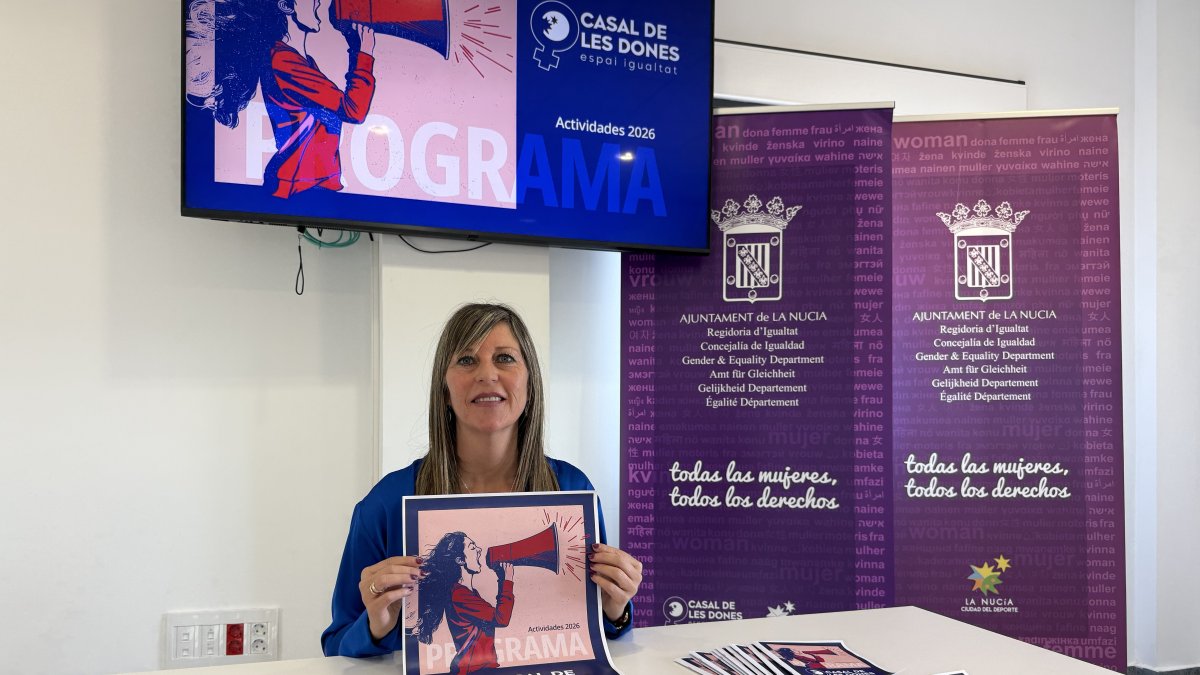 La concejala de Igualdad y Políticas Inclusivas, Gemma Márquez, presenta el programa.