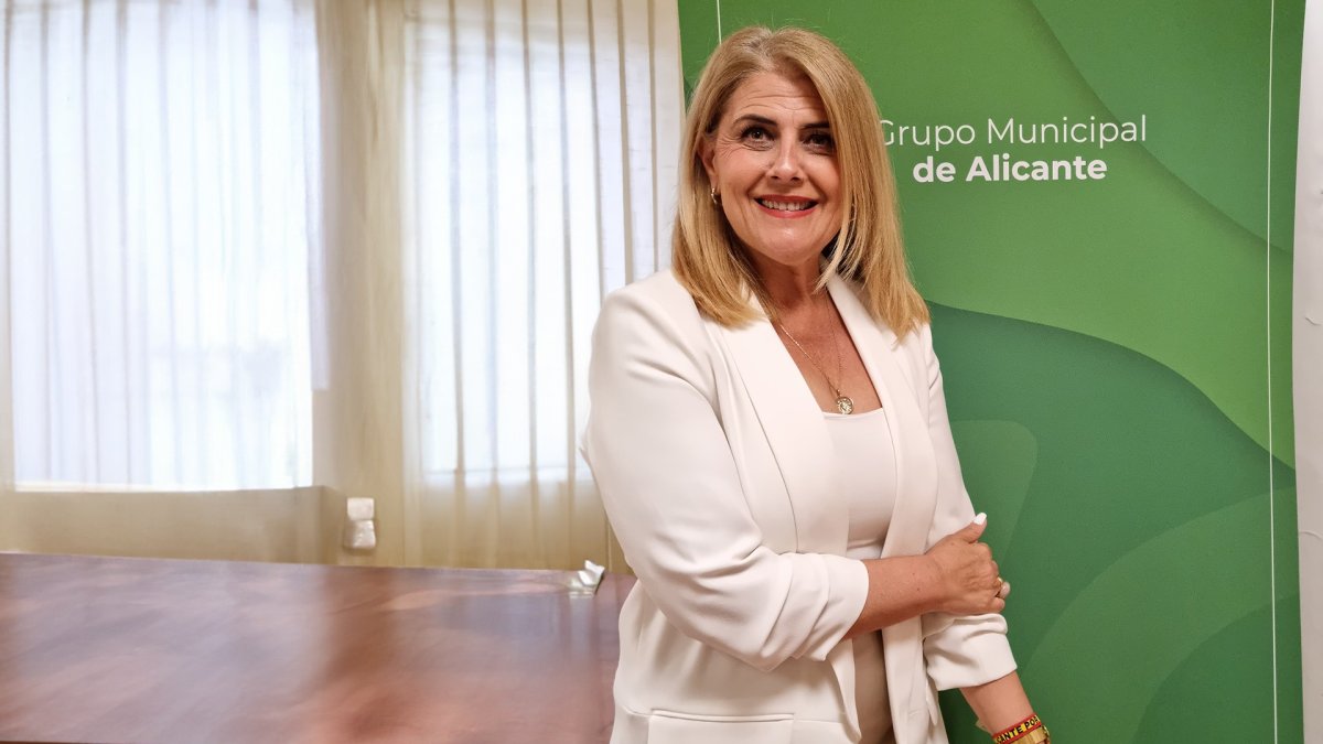 La portavoz municipal de Vox en Alicante, Carmen Robledillo.