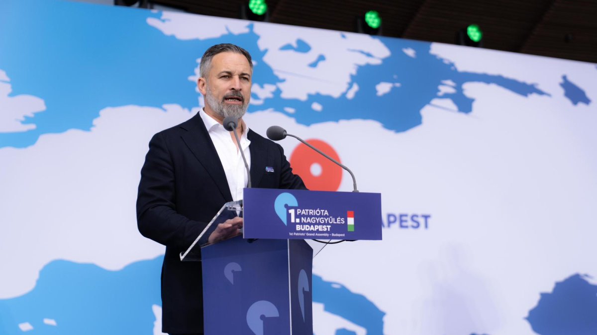 Santiago Abascal en Budapest