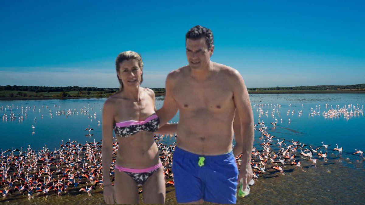 Sánchez de vacaciones con su cohete económico pinchado. Begoña Gómez  desaparecida
