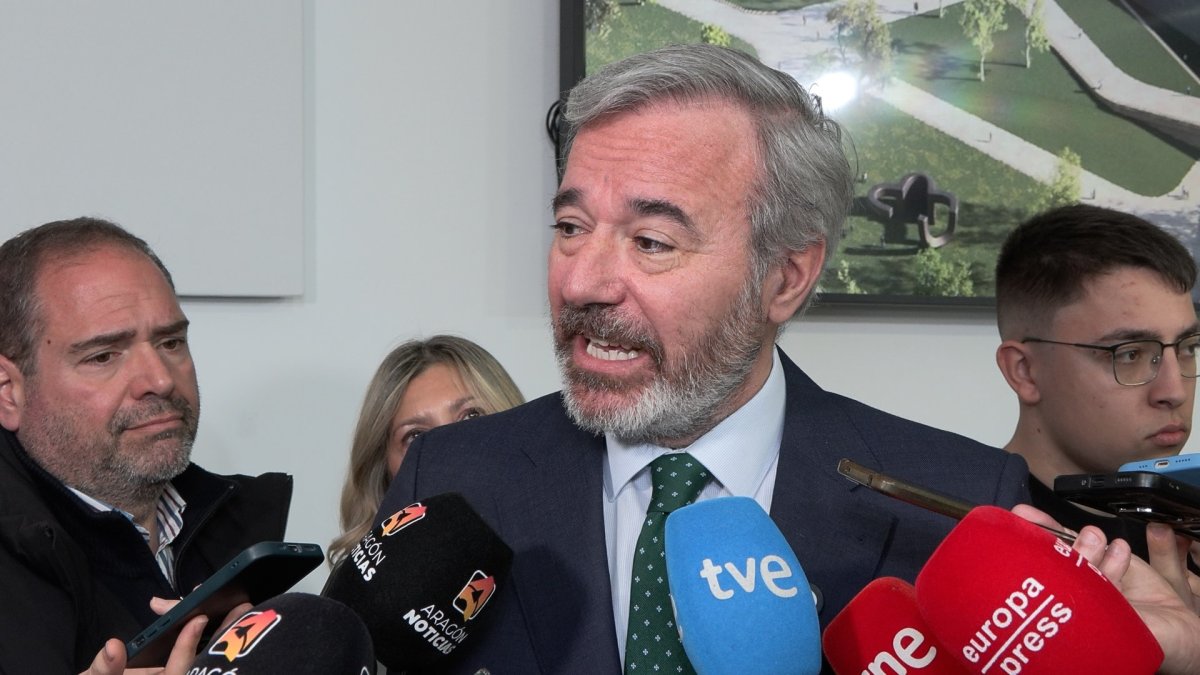 El presidente del Gobierno de Aragón en funciones, Jorge Azcón