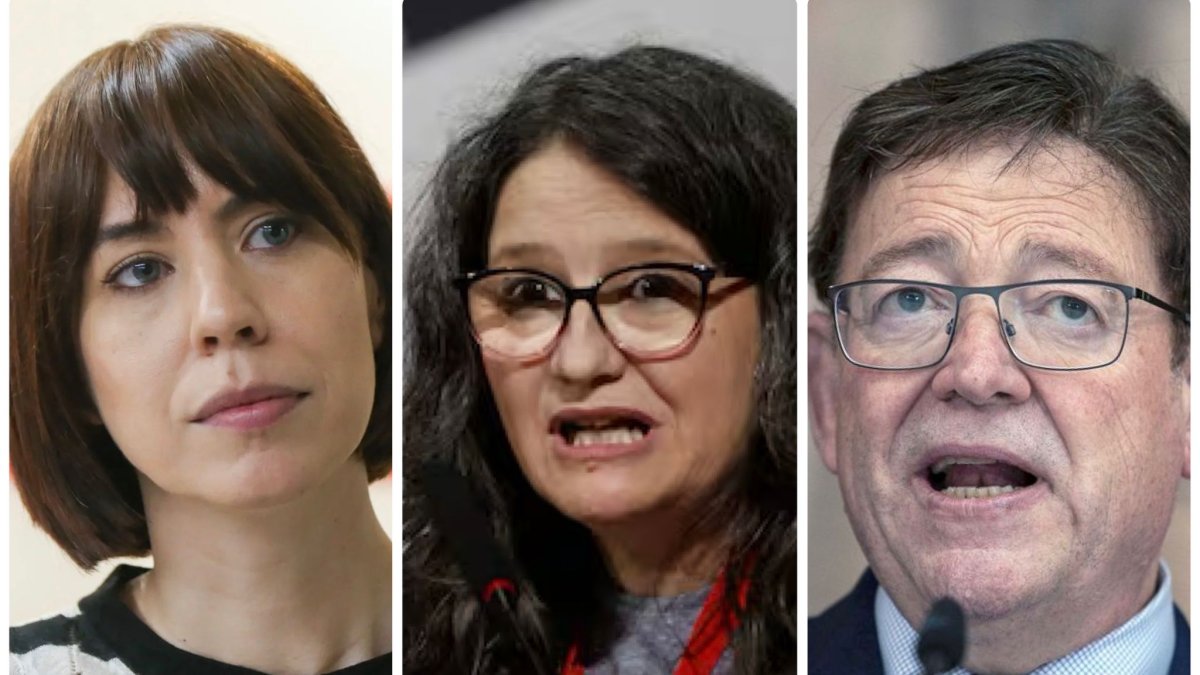 Diana Morant, Mónica Oltra y Ximo Puig