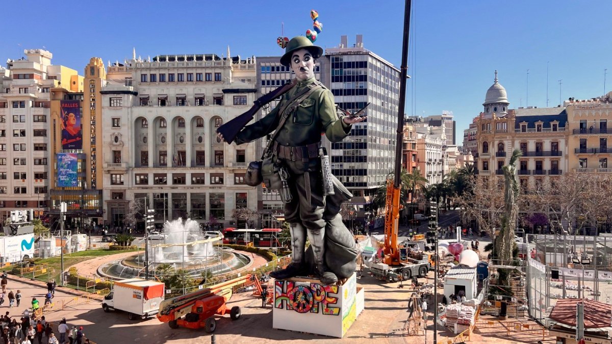 Plantà de la falla municipal de 2026.