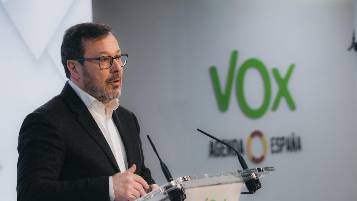 Portavoz nacional de Vox, José Antonio Fúster