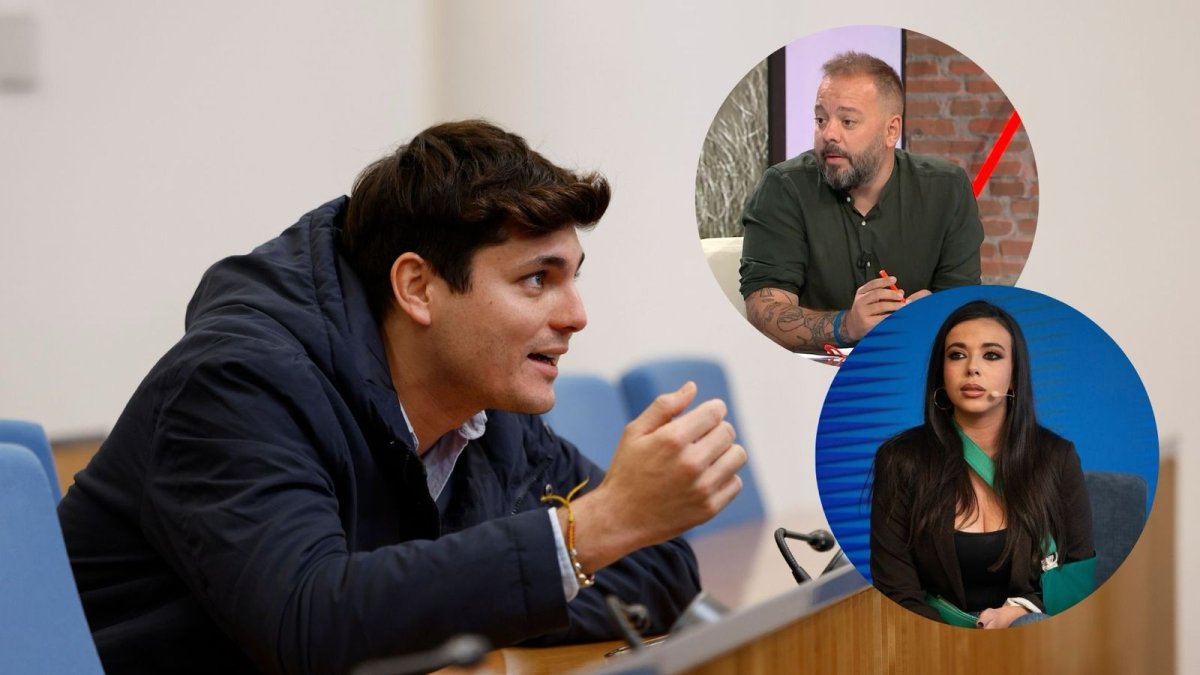 Vito Quiles, Antonio Maestre y Sarah Santaolalla.