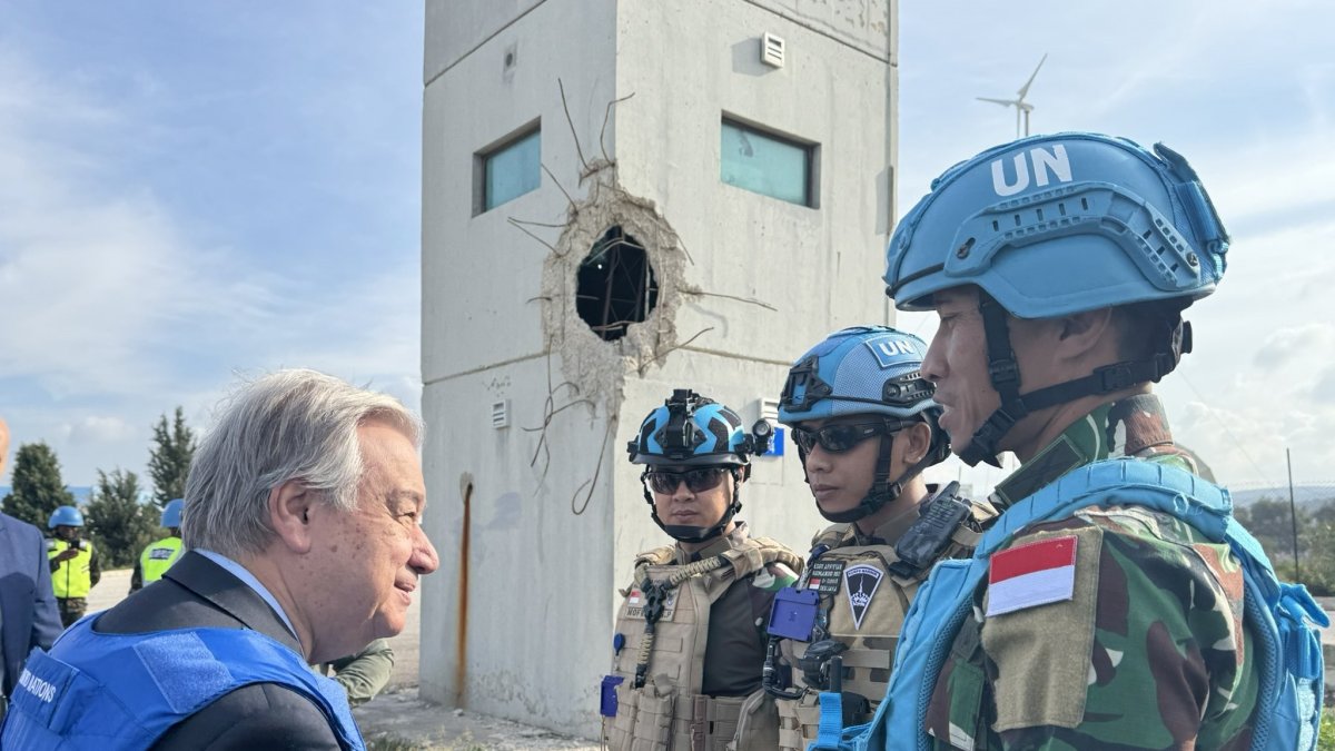(Foto de ARCHIVO)
El secretario general de la ONU, António Guterres, visita a las tropas de la FINUL
REMITIDA / HANDOUT por ANTÓNIO GUTERRES /