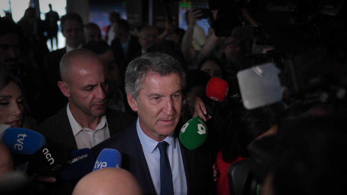 El presidente del Partido Popular, Alberto Núñéz Feijóo.