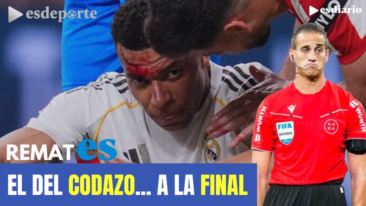 Alberola Rojas aribtrará la final de Copa. ¿Premio tras no ver el codazo a Mbappé?
