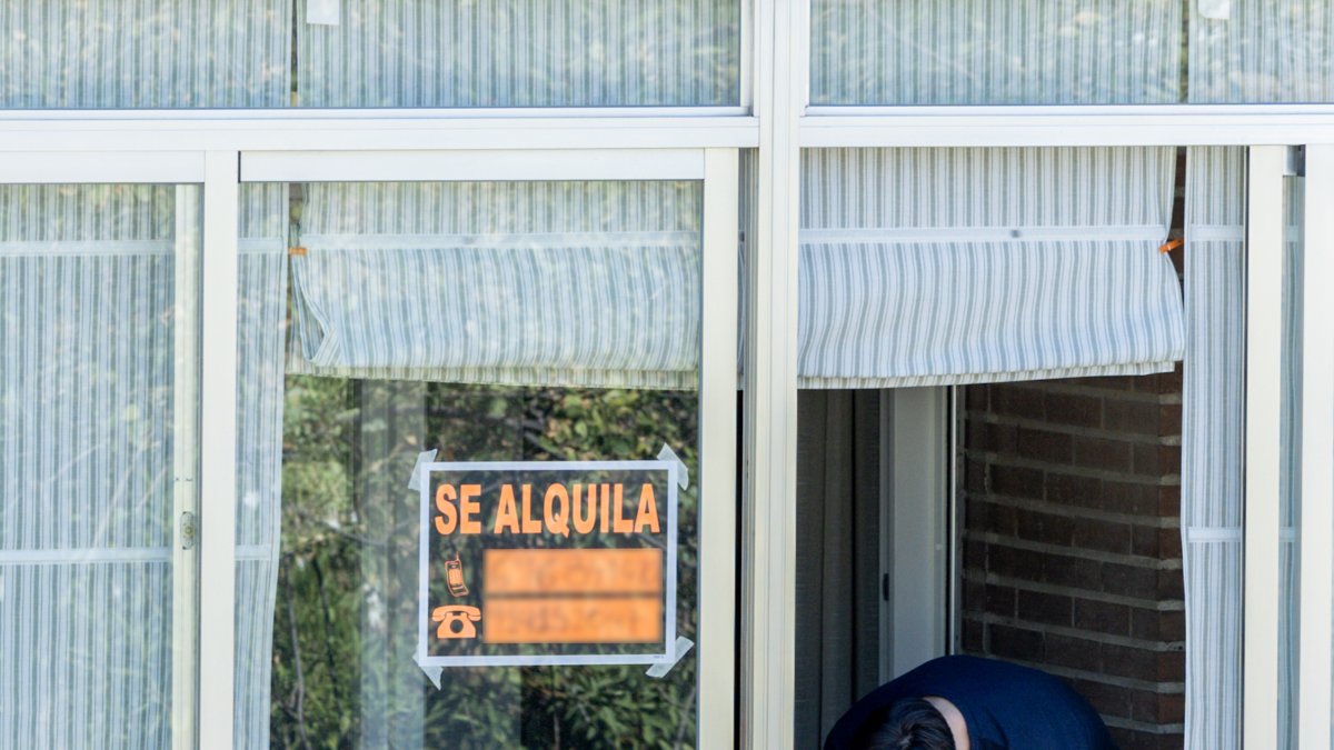 Un cartel que anuncia que se alquila una vivienda, a 16 de septiembre de 2025, en Madrid (España).
Ricardo Rubio / Europa Press
16 SEPTIEMBRE 2025