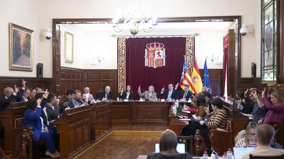 Pleno Diputación de Castellón (Archivo)