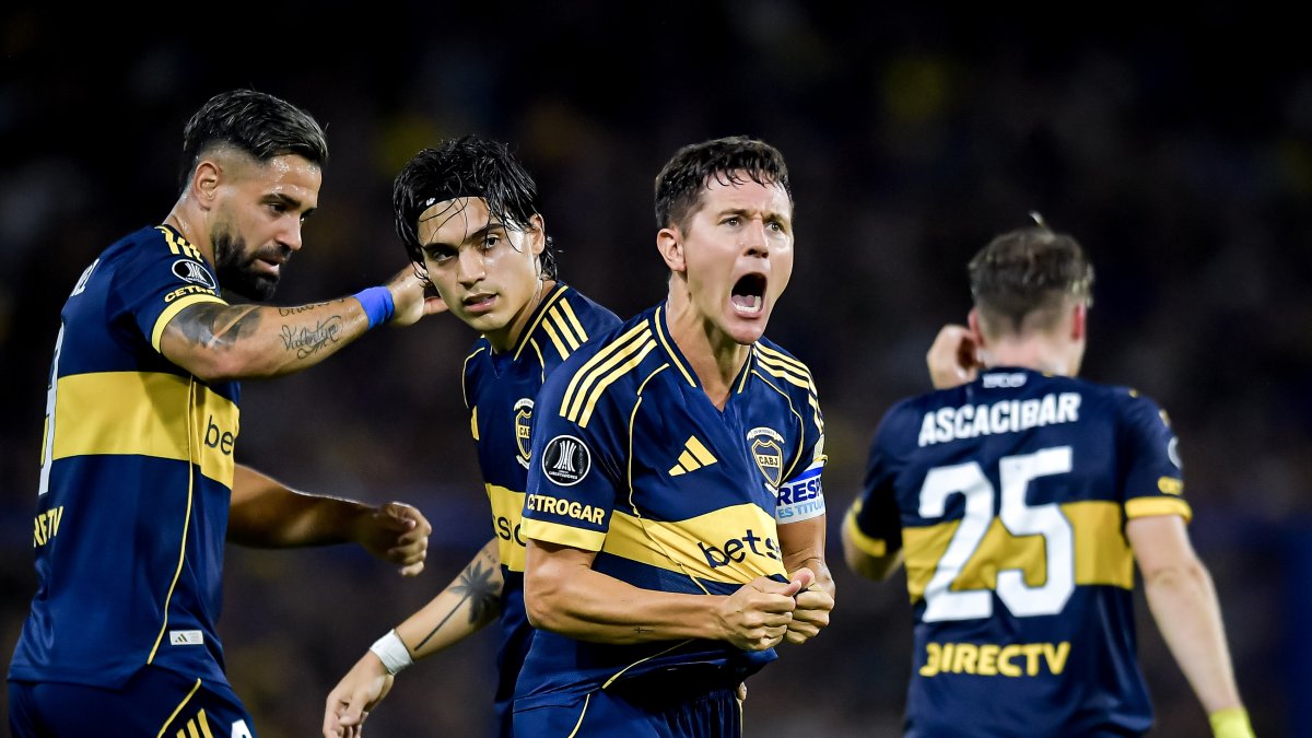 Ander Herrera marcó el tercer gol de Boca