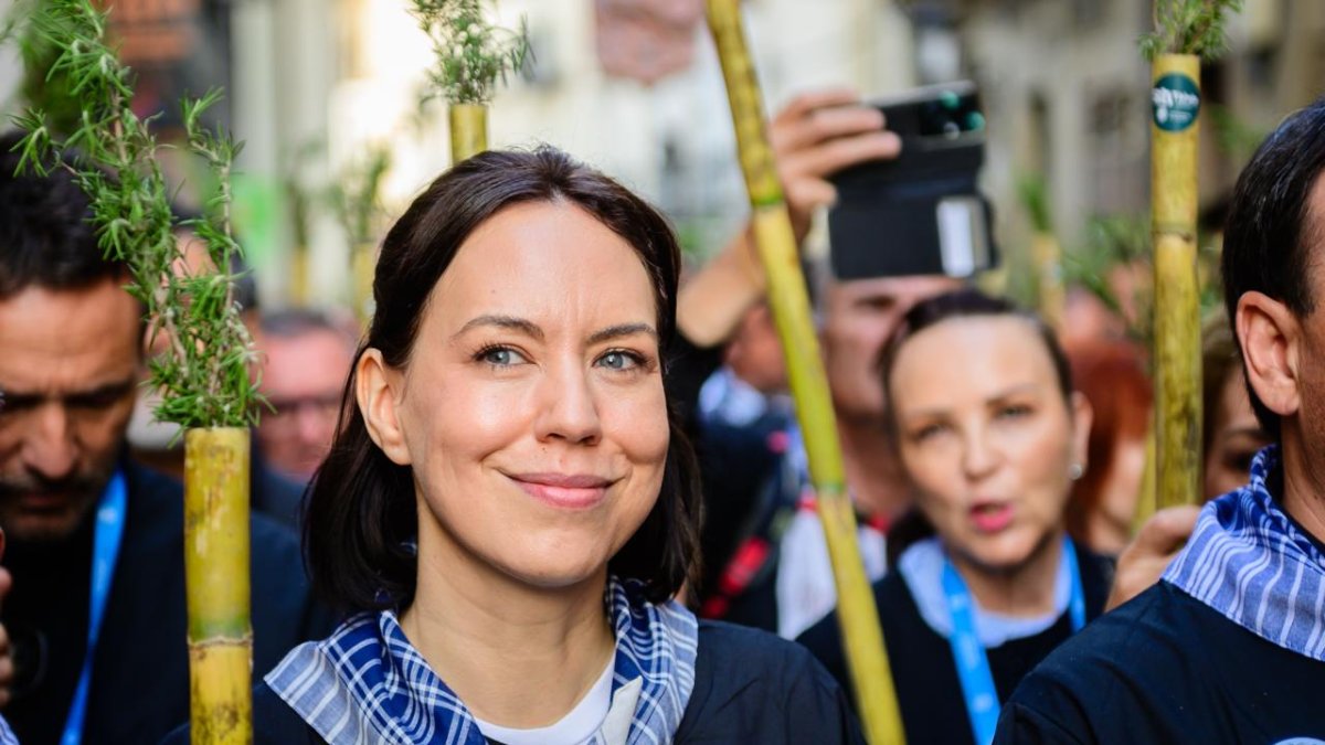 La ministra y secretaria general del PSPV-PSOE, Diana Morant, en la Romería de la Santa Faz de Alicante
