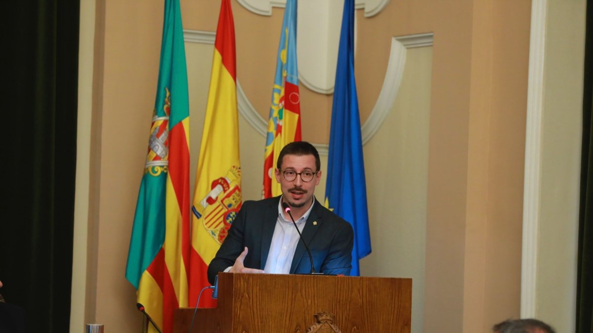 Alberto VIdal, portavoz adjunto de Vox en el Ayuntamiento de Castelló