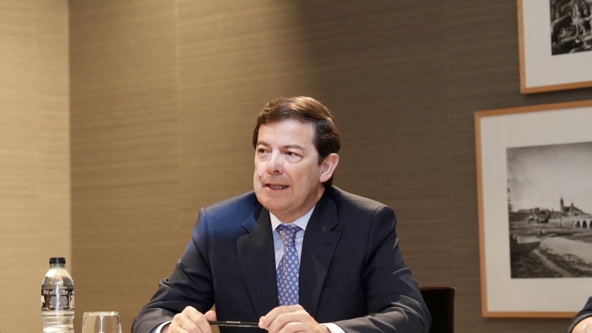 Alfonso Fernández Mañueco, presidente de la junta de Castilla y León.