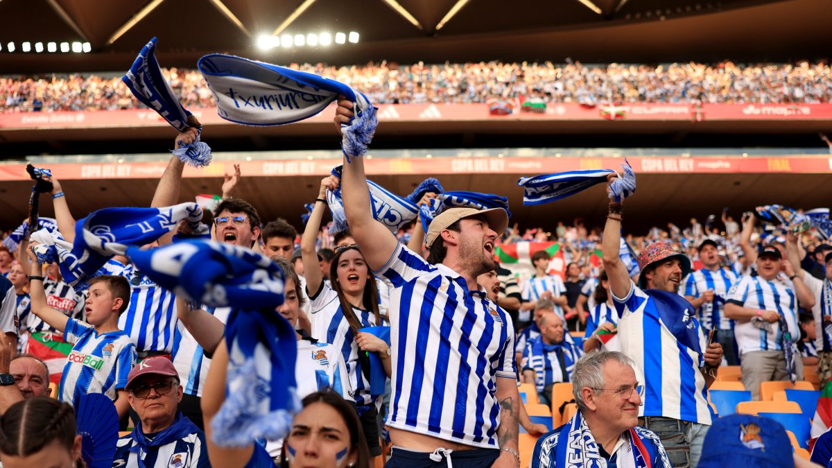 Aficionados de la Real Sociedad