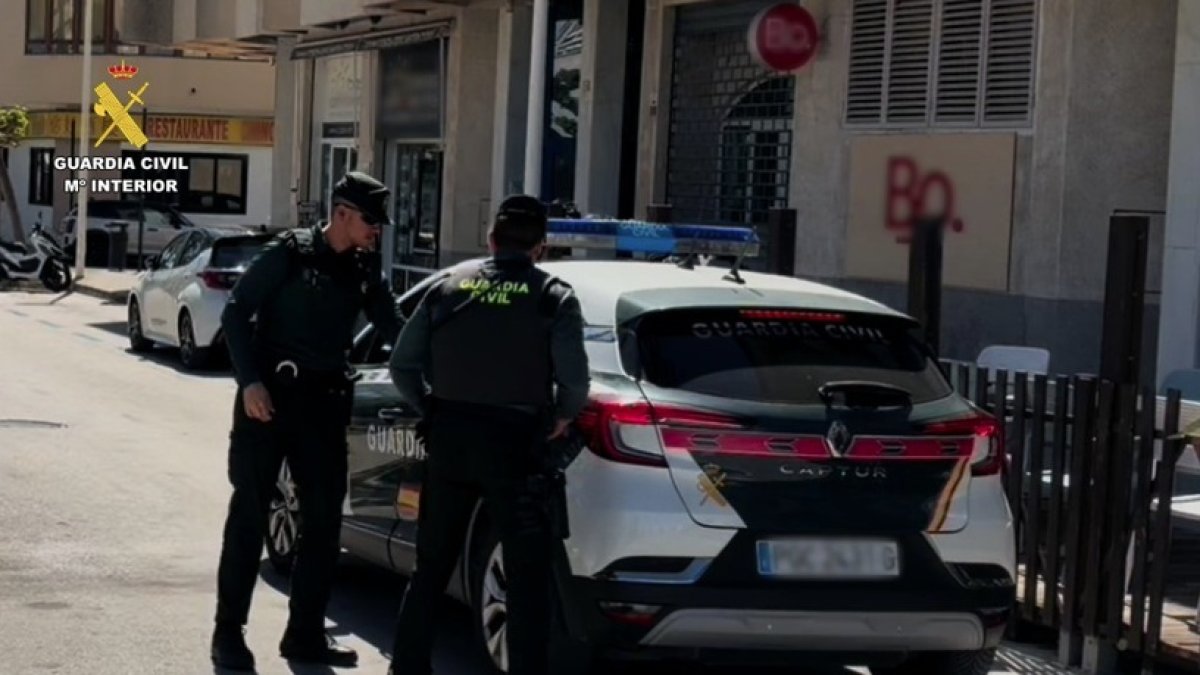Imagen de la detención en Moraira.
