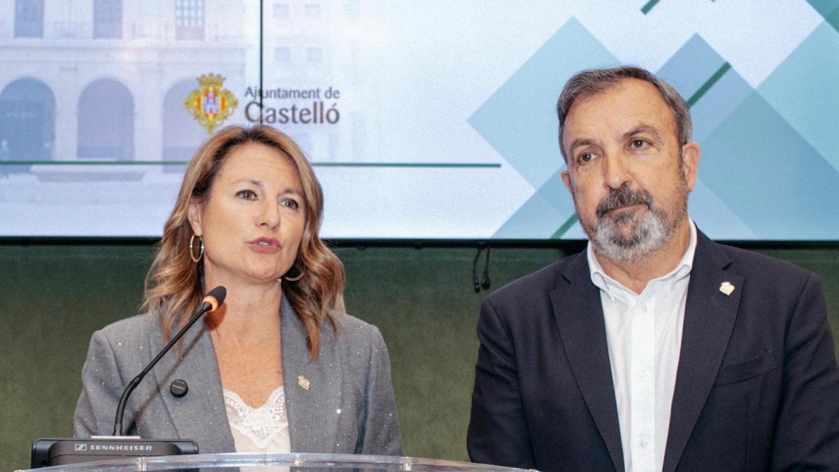 La alcaldesa de Castellón, Begoña Carrasco y el concejal Juan Carlos Redondo