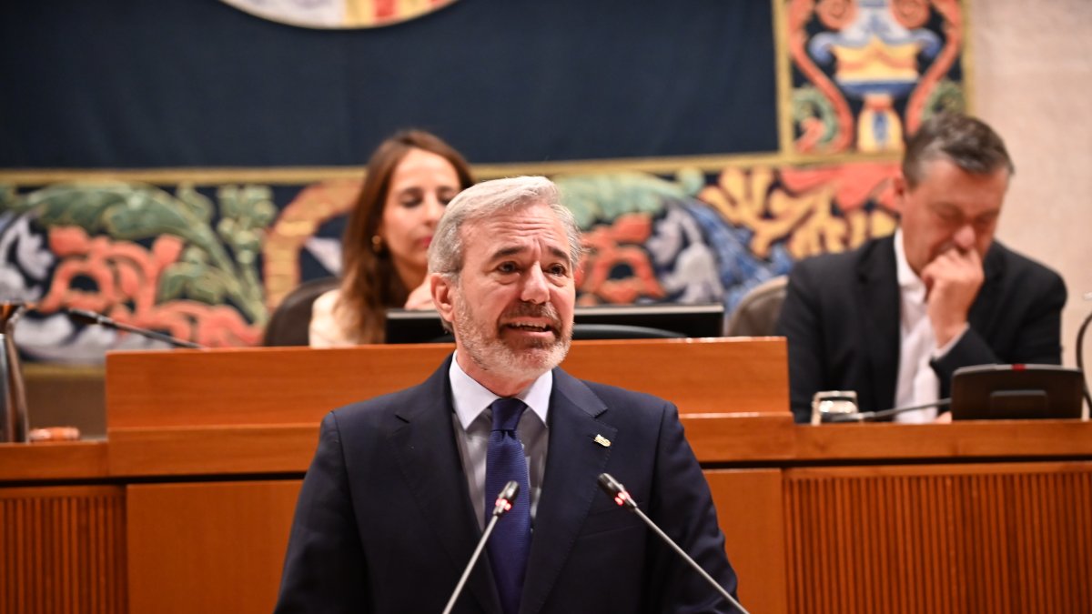 El presidente del Gobierno de Aragón en funciones, Jorge Azcón