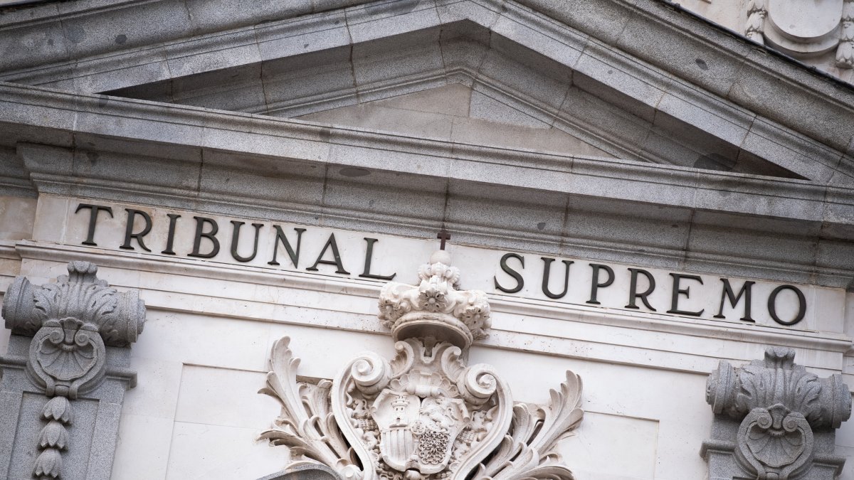 Fachada del Tribunal Supremo.