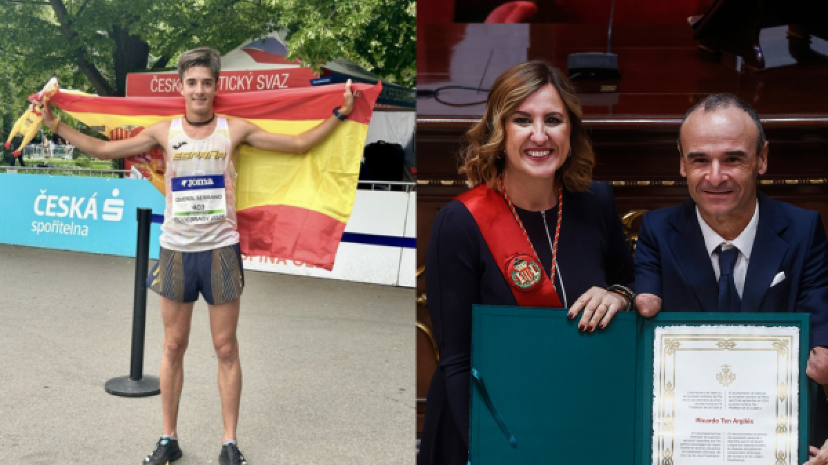 A la izquierda, Joan Querol, a la derecha, Ricardo Ten junto a la alcaldesa, María José Catalá tras ser nombrado Hijo Predilecto de Valencia.