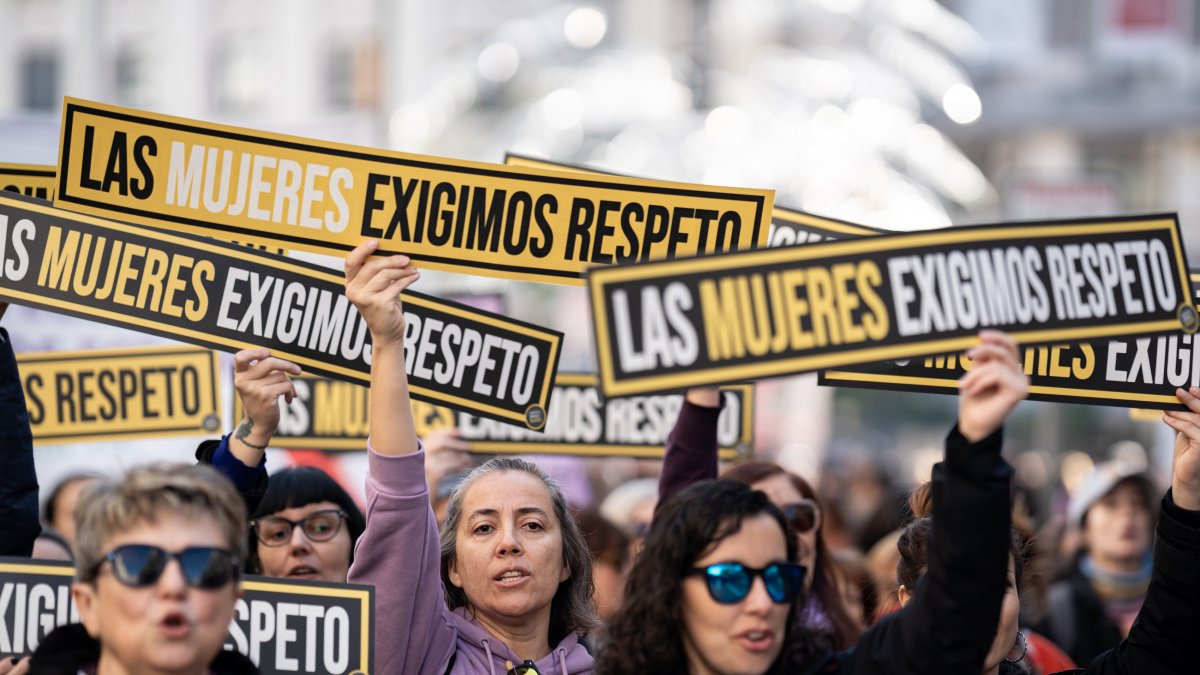 Imagen de archivo de una manifestación.