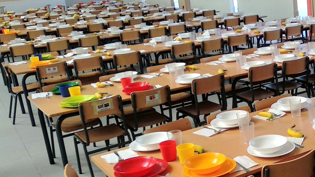 Imagen de un comedor escolar.
