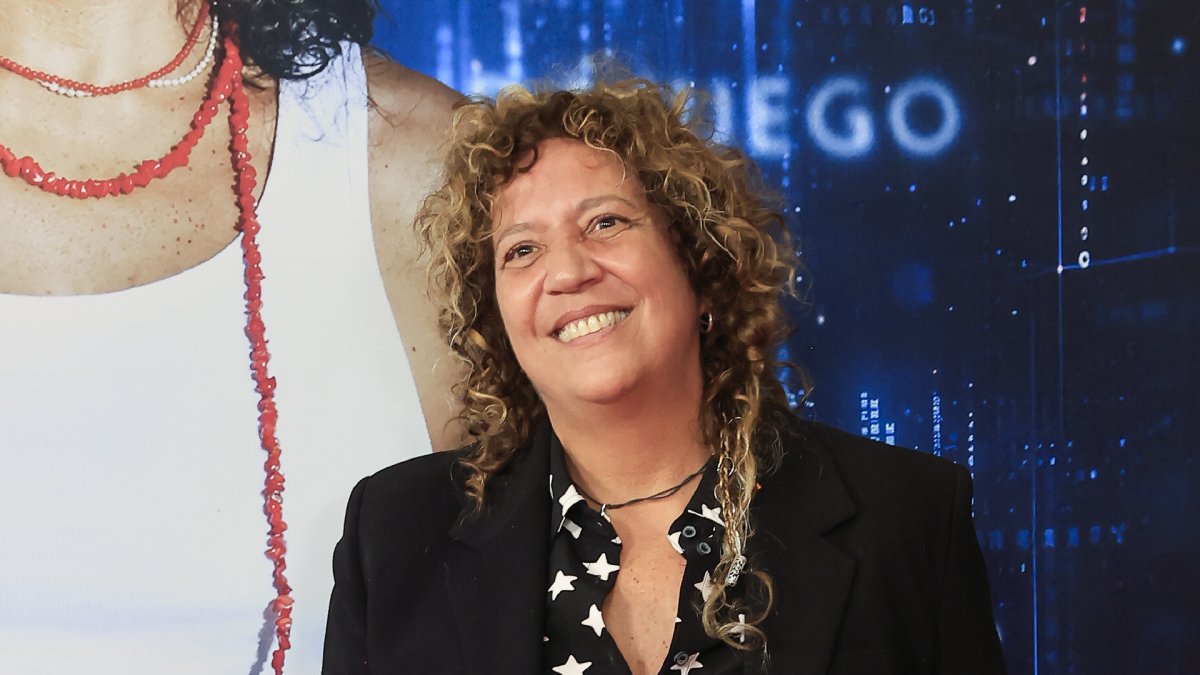 Rosana, en la premiere de Vivir sin Miedo, este marzo en Madrid.