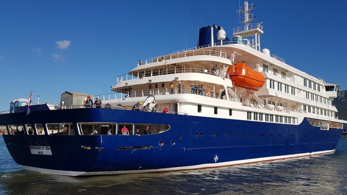 El crucero MV Hondius.
