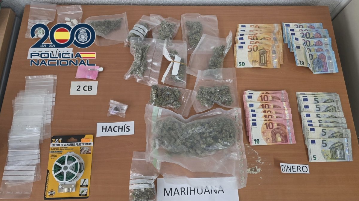 Efectos intervenidos por la Policía Nacional en el marco de la operación.