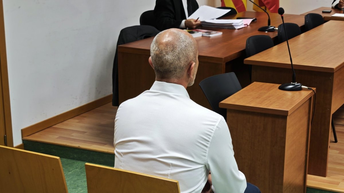 El acusado en el juicio celebrado en la Sección Segunda de la Audiencia de Alicante.
