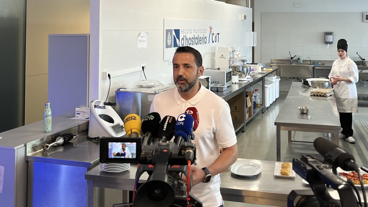 El concejal Samuel Ruiz, este miércoles en Elche.