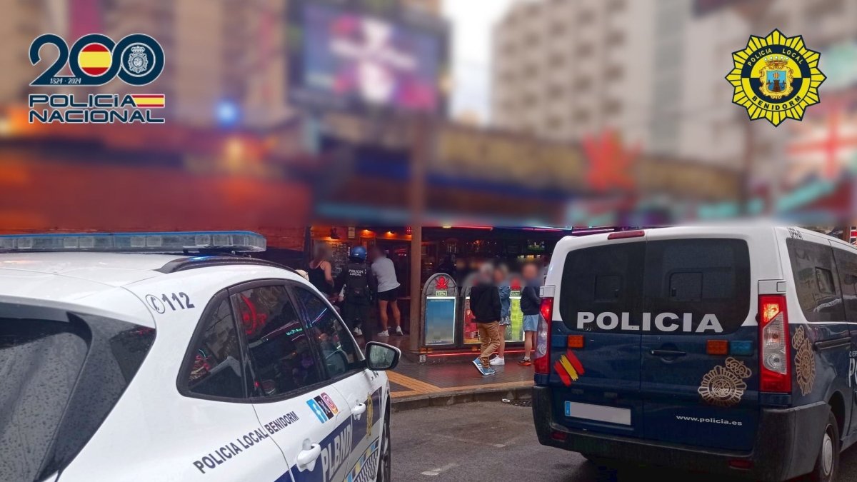 Inspecciones en locales de ocio de la zona inglesa de Benidorm.