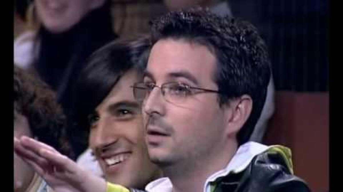 Jordi Évole en su papel de El Follonero a finales de los 90