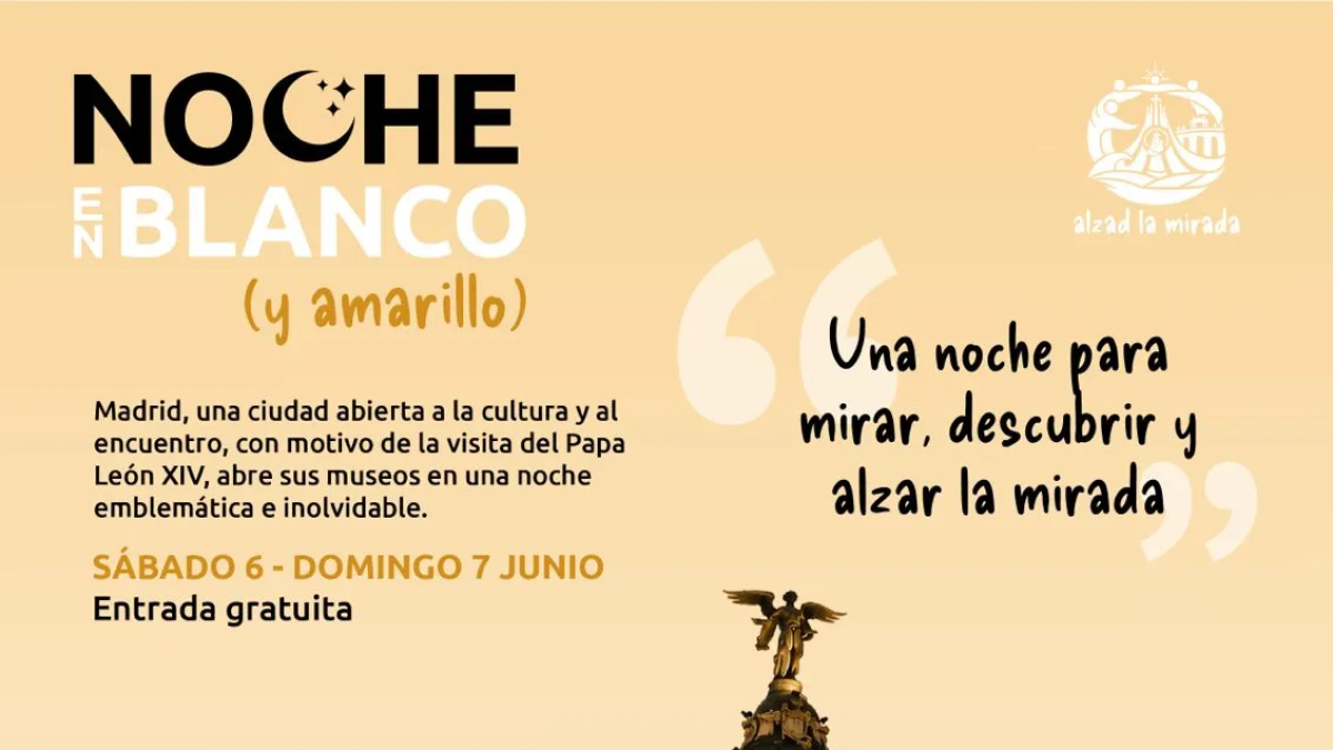 Cartel de la 'Noche en blanco'.