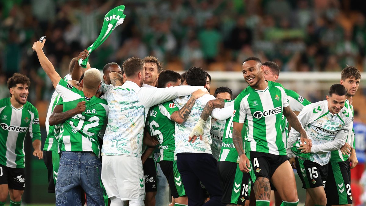 El Betis clasificado para la Champions 26/27. (Photo by Fran Santiago/Getty Images)