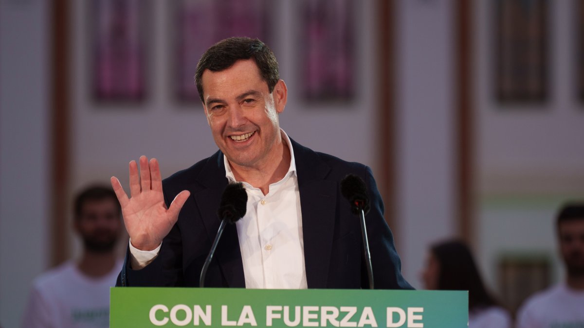 Juanma Moreno, ganador de las elecciones en Andalucía