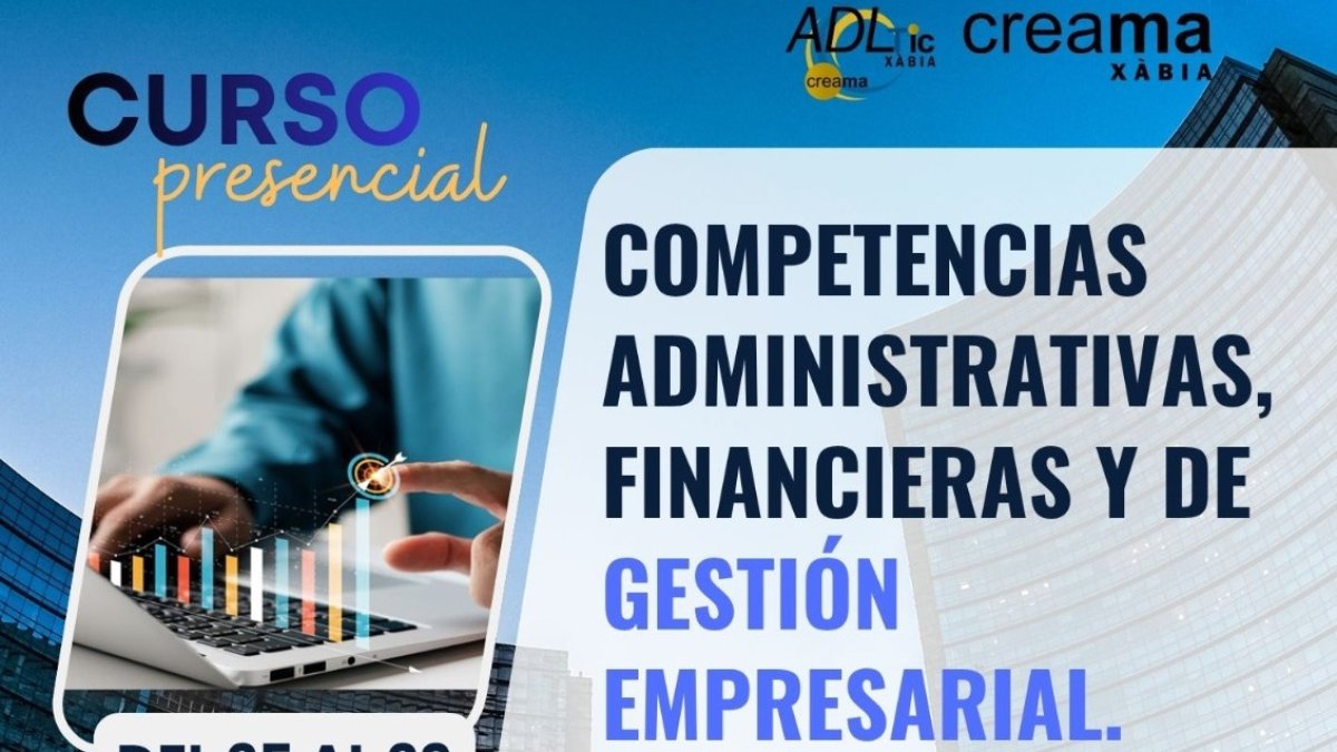 Cartel informativo sobre la actividad formativa.