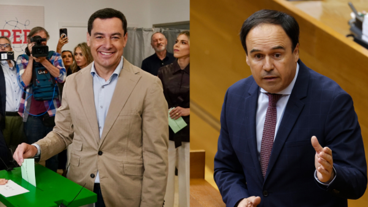 Juanma Moreno y Juanfran Pérez Llorca