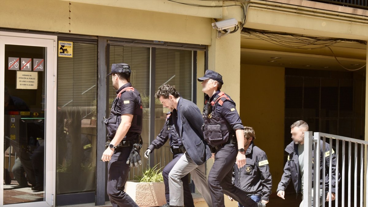 Jonathan Andic, el hijo del fundador de Mango, en el Juzgado de Instrucción 5 de Martorell.
